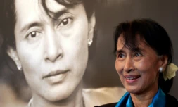 Aung San Suu Kyi Ă Oslo le 16 juin 2016