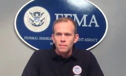 Brock Long, le chef de l'agence américaine des situations d'urgence (Fema), le 28 août 2017