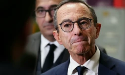 Le nouveau ministre de l'Intérieur, Bruno Retailleau, à La Courneuve, en Seine-Saint-Denis, le 23 septembre 2024