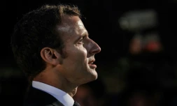 Le président Emmanuel Macron à Nouméa en Nouvelle-Calédonie, le 5 mai 2018