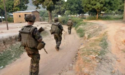 Des soldats de l'opération Sangaris à Bangui en Centrafrique, en décembre 2013  