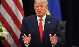 Le président américain Donald Trump à l'ONU, à New York, le 25 septembre 2019