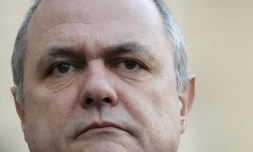 Le ministre français de l'Intérieur Bruno Le Roux, le 10 décembre 2016 à Paris