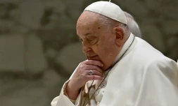Le pape François au Vatican, le 12 février 2025