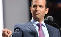 Donald Trump Jr s'adresse aux délégués de la Convention républicaine le 19 juillet 2016 à Cleveland