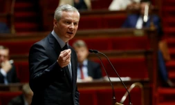 Le ministre de l'Economie Bruno Le Maire à l'Assemblée nationale le 17 octobre 2017  
