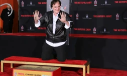 Le réalisateur américain Quentin Tarantino à Hollywood le 5 janvier 2016