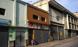 Magasins fermés et rues désertes à Caracas le 27 mars 2019 en raison de la mégapanne de courant