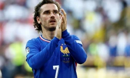 Le milieu de terrain français Antoine Griezmann après le match du groupe D de l'Euro-2024 contre la Pologne, à Dortmund, le 25 juin 2024