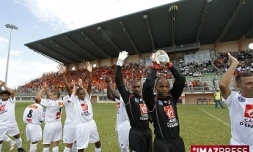 Dimanche 22 novembre 2009 - Lors du match de l'Excelsior contre Quimper en Coupe de France de football