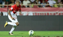 Le jeune prodige de l'ASM Monaco Kylian Mbappé, lors de l'ouverture de la saison contre Toulouse, le 4 août 2017 à Louis-II