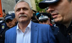 Le patron de la gauche roumaine Liviu Dragnea le 15 avril 2019 Ă Bucarest
