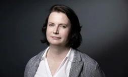 La Défenseure des droits Claire Hédon pose le 20 juillet 2020 à Paris 