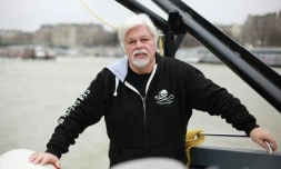 Paul Watson à Paris, le 15 janvier 2015