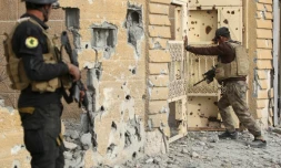 Des soldats des forces d'élite irakiennes en opération dans la province d'Al-Anbar, le 27 décembre 2015