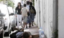 SDF dans les rues de Saint-Denis