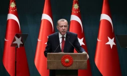 Le président turc Recep Tayyip Erdogan à Ankara, le 18 avril 2018