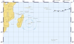 Lundi 7 décembre 2009

Trajectoire de Cléo, nouvelle tempête tropicale modérée