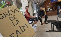 Mardi 8 Décembre 2009 - Grévistes de la faim au conseil général