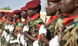 Des soldats nigériens le 19 mars 2016 à Niamey