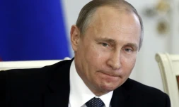 Le président russe Vladimir Poutine au Kremlin, le 15 mars 2016