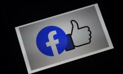 Facebook, dont on voit ici le logo, promet d'investir "au moins" un milliard de dollars dans les contenus d'actualité sur les trois prochaines années