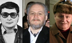 Montage de trois photos datant des années 70, de 2001 et de 2013 d'Ilich Ramirez Sanchez, dit Carlos, jugé en appel à partir de lundi pour l'attentat du Drugstore Publicis en 1974 à Paris