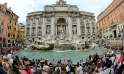 La fontaine de Trevi le 30 août 2013 à Rome
