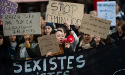 Une manifestation contre les violences contre les femmes, le 23 novembre 2019 à Marseille