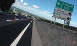 Mercredi 23 décembre 2009 -
Inauguration de la bretelle Nord de Saint-Paul (Photo: Julie Fioretti)