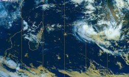 Image satellite Météo France de la tempête tropicale modérée baptisée David