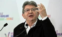 Jean-Luc Mélenchon, ici lors d'une conférence de presse à Paris le 5 juillet 2022, fera son retour aux "Amphis" de LFI après un été discret