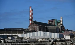 Une centrale électrique au charbon fermée sur le site industriel de Tocopilla, dans la région d'Antofagasta, au Chili, le 24 janvier 2024