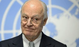 L'émissaire de l'ONU pour la Syrie Staffan de Mistura à Genève, le 25 janvier 2016