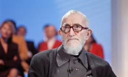 L'Abbé Pierre à Paris le 19 décembre 1988