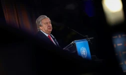 Le secrétaire général de l'ONU, Antonio Guterres, appelle à "déposer les armes" à travers le monde à l'occasion des jeux Olympiques de Paris