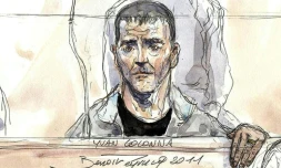 Croquis d'audience en date du 2 mai 2011 de Yvan Colonna lors de son procès à Paris