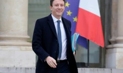 Le porte-parole du gouvernement Benjamin Griveaux, le 20 février 2019 à l'Elysée, à Paris
