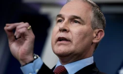 Scott Pruitt, l'administrateur de l'Agence américaine de protection de l'environnement, le 2 juin 2017 à Washington