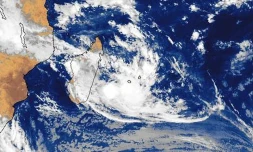 Vendredi 15 janvier 2010 -
image satellite de Météo France