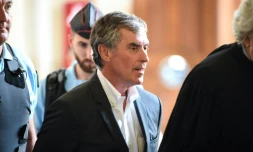 Jérôme Cahuzac lors de son procès en appel, le 15 mai 2018 à Paris