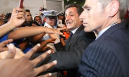 Lundi 18 Janvier 2010
Arrivée du Président de la République Nicolas Sarkozy