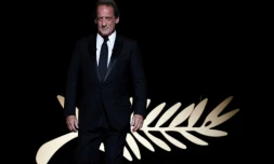 Vincent Lindon, président du jury du 75e festival de Cannes, lors de la soirée d'ouverture, le 17 mai 2022