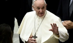 Le pape François au Vatican, le 7 octobre 2020