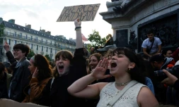 Rassemblement anti-extrĂȘme droite sur la place de la RĂ©publique Ă Paris, le 10 juin 2024