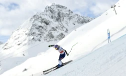 La Slovène Ilka Stuhec lors du super-G de Saint-Moritz, le 14 décembre 2019