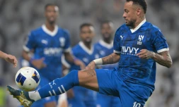 Neymar lors dun match entre Al-Ain des Emirats Arabes Unies, et Al-Hilal d'Arabie Saoudite de la ligue des champions élite de l'AFC, à al-Ain (Emirats Arabes Unis), le 21 octobre 2024