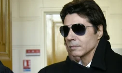 Le chanteur Jean-Luc Lahaye, lors d'un procès le 23 mars 2015 à Paris