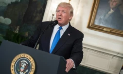 Le président américain Donald Trump, le 14 juin 2017 à la Maison Blanche, à Washington