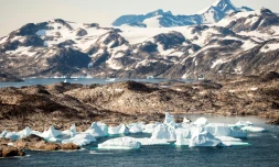 Des iceberg prÚs de Kulusuk, le 15 août 2019 au Groenland